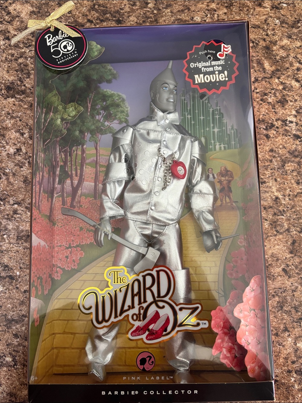 Barbie Silver Tin Man Kids Costume - Barbie Collector Wizard of Oz